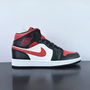Air Jordan 1 Mid ‘Bred Toe’ 554724-079