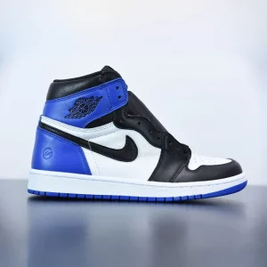 Fragment Design x Air Jordan 1 Retro High OG (Black and Blue) 716371-040