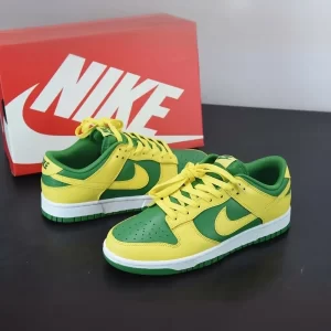 Dunk Low ‘Reverse Brazil’ Apple Green/Yellow Strike DV0833-300