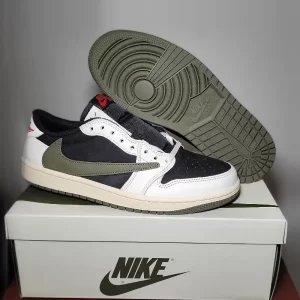 Travis Scott x Air Jordan 1 Retro Low OG ‘Olive’ DZ4137-106 (W)