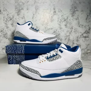 Air Jordan 3 Retro ‘Washington Wizards’ White/True Blue CT8532-148