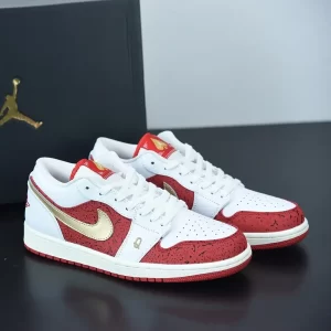 Air Jordan 1 Low SE ‘Spades’ White/University Red DJ5185-100