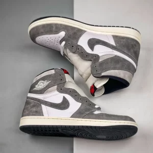 Air Jordan 1 Retro High OG ‘Washed Black’ Light Smoke Grey DZ5485-051