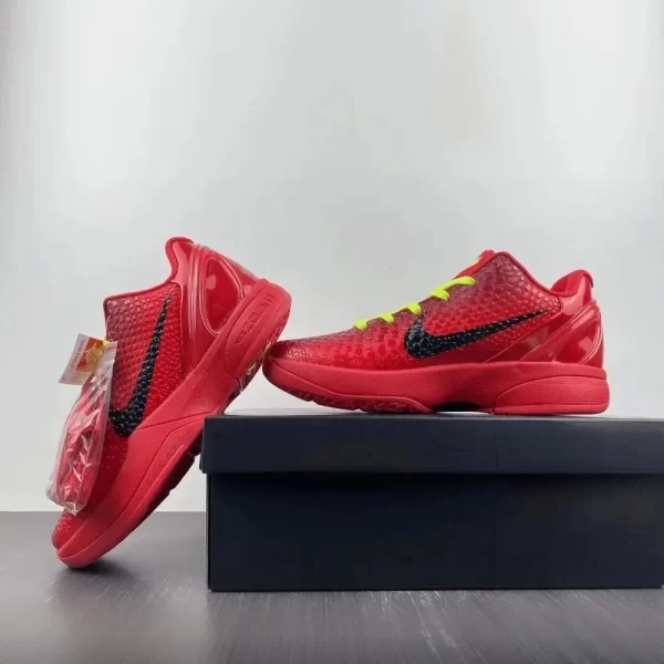 Nike Kobe 6 Protro ‘Reverse Grinch’ Bright Crimson FV4921-600