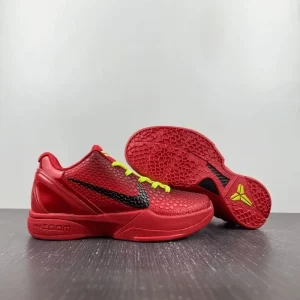 Nike Kobe 6 Protro ‘Reverse Grinch’ Bright Crimson FV4921-600