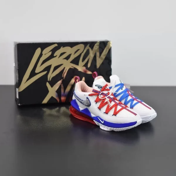 Nike LeBron 17 Low ‘Tune Squad’ CD5007-100 White Sneakers