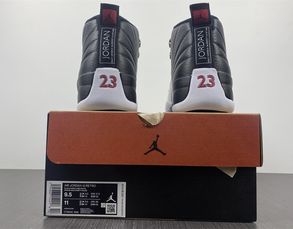 Air Jordan 12 Retro ‘Playoff’ 2022 CT8013-006