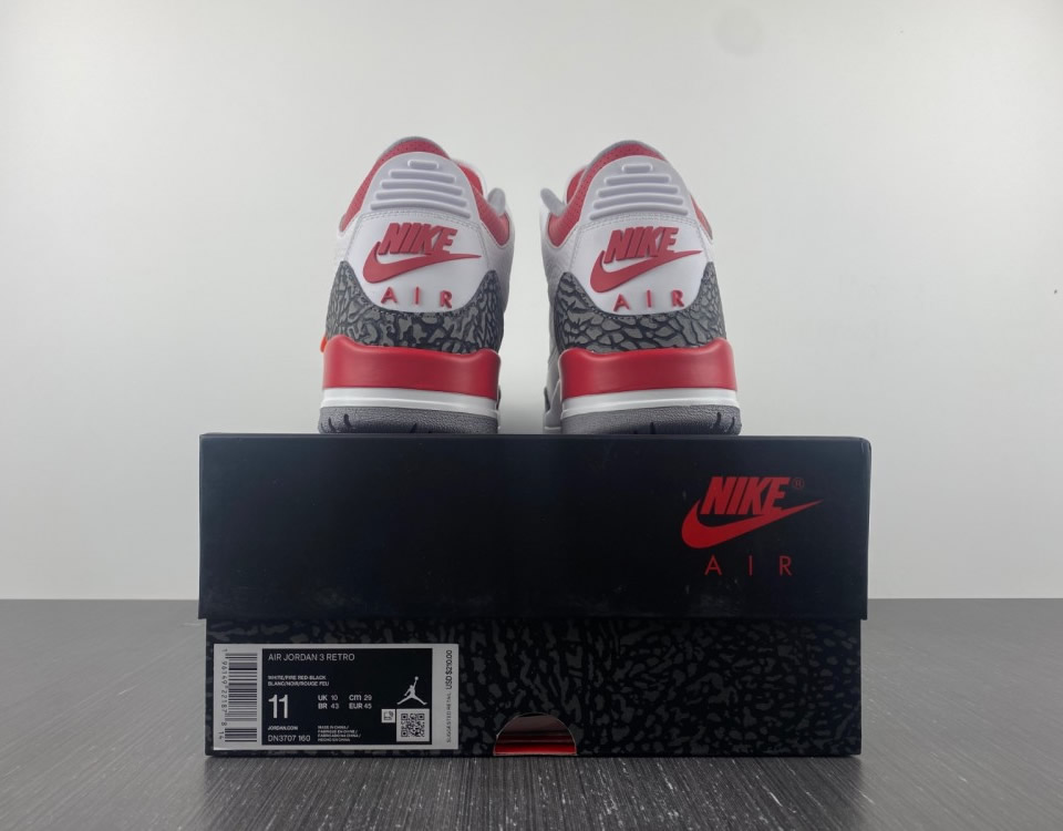 Air Jordan 3 Retro ‘Fire Red’ 2022 DN3707-160